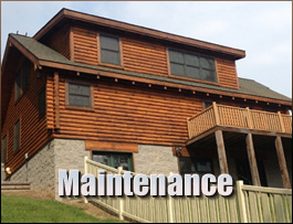  Cliffside, North Carolina Log Home Maintenance